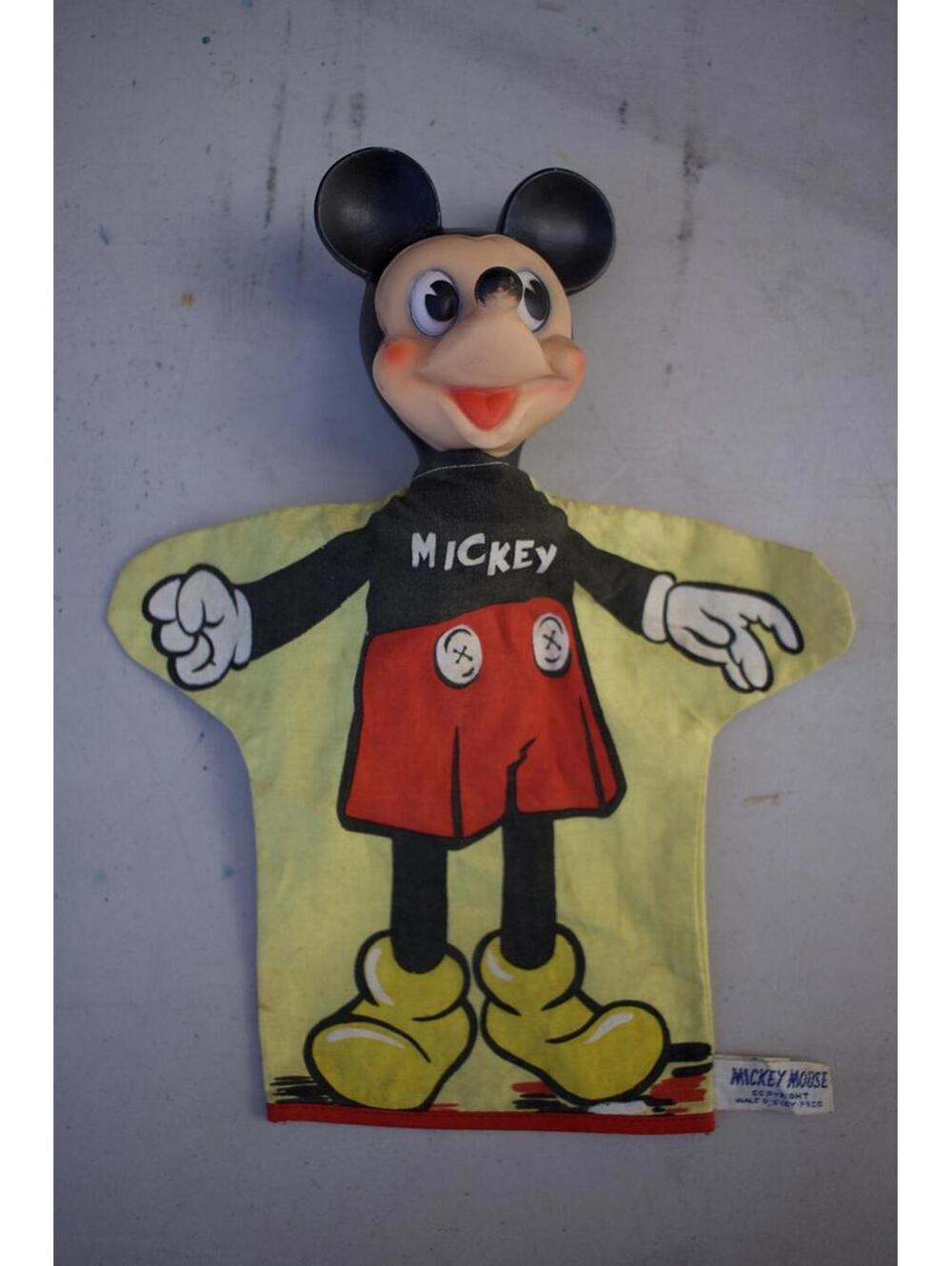 Vintage Mickey Mouse Hand Puppet
